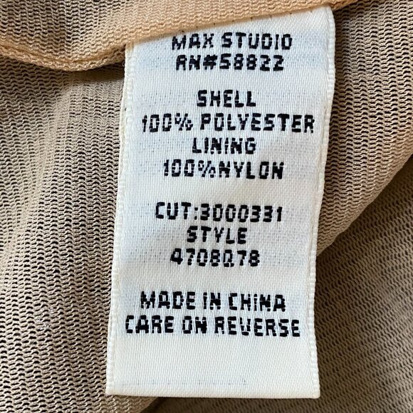 Max Studio Sequin Lace 3D Sleeveless Top Black Coquette Whimsigoth Dark Fairy-M - Picture 15 of 16